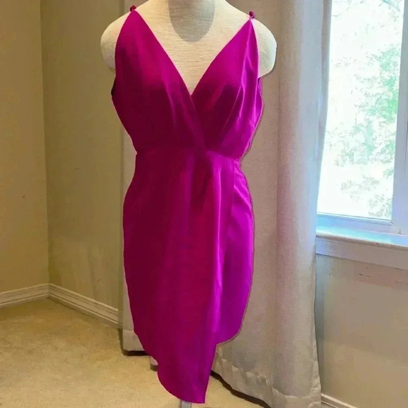 Sugarlips Dresses & Skirts - Pink cocktail wrap dress